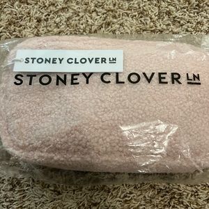 Stoney clover small Sherpa make up or travel organizer pouch Rose colored